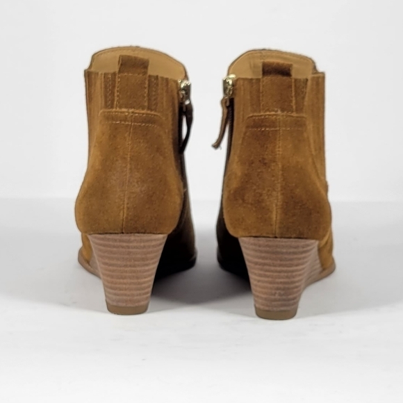 Franco Sarto Suede Heeled Boots #250 Size 7 M - Picture 5 of 9